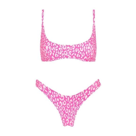 TRIANGL MACI NORMAL CUT PINK LEOPARD NO BAG NEW WITH TAGS - Picture 7 of 7